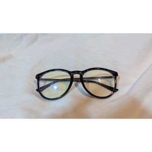 Vintage Styled Black Round Eyeglass Frames
